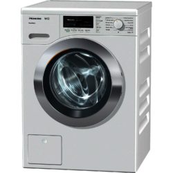 Miele WKF120 A+++ 8kg 1600 Spin Washing Machine in White with Chrome Door